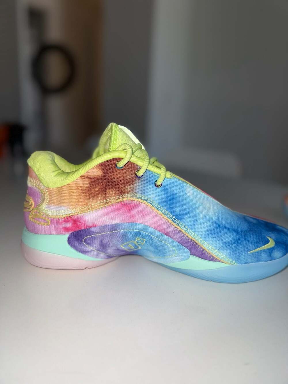 New Nike LeBron 22 'What The Monopoly' Tie-Dye Basketball Shoes - Picture 6 of 10